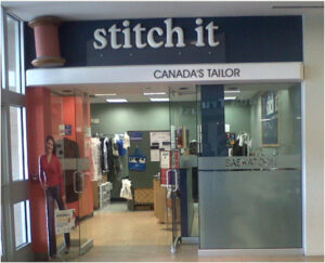 The exterior of Stitch It's Fairview Park location.