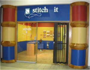 The exterior of Stitch It's Pen Centre location.